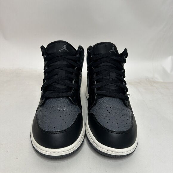Nike Shoes Air Jordan 1 Mid Retro GS “Black Grey” 2024 - Picture 2 of 8